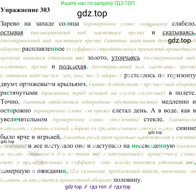 Русский язык, 10-11 класс Учебник, авторы: Гольцова Нина Григорьевна, Шамшин Игорь Викторович, Мищерина Марина Алексеевна, издательство Русское слово, Москва, 2022, белого цвета, Часть 1, страница 282, номер 303, Решение 3