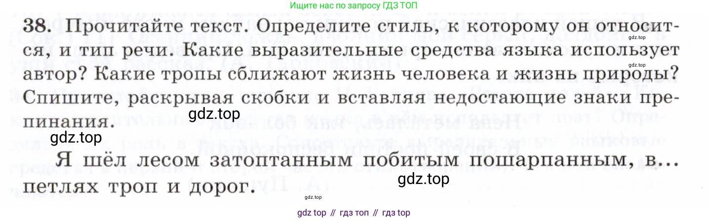Русский язык, 10-11 класс Учебник, авторы: Греков Василий Фёдорович, Крючков Сергей Ефимович, Чешко Лев Антонович, Николина Наталия Анатольевна, Богданова Галина Александровна, издательство Просвещение, Москва, 2015, бежевого цвета, страница 32, номер 38, Условие