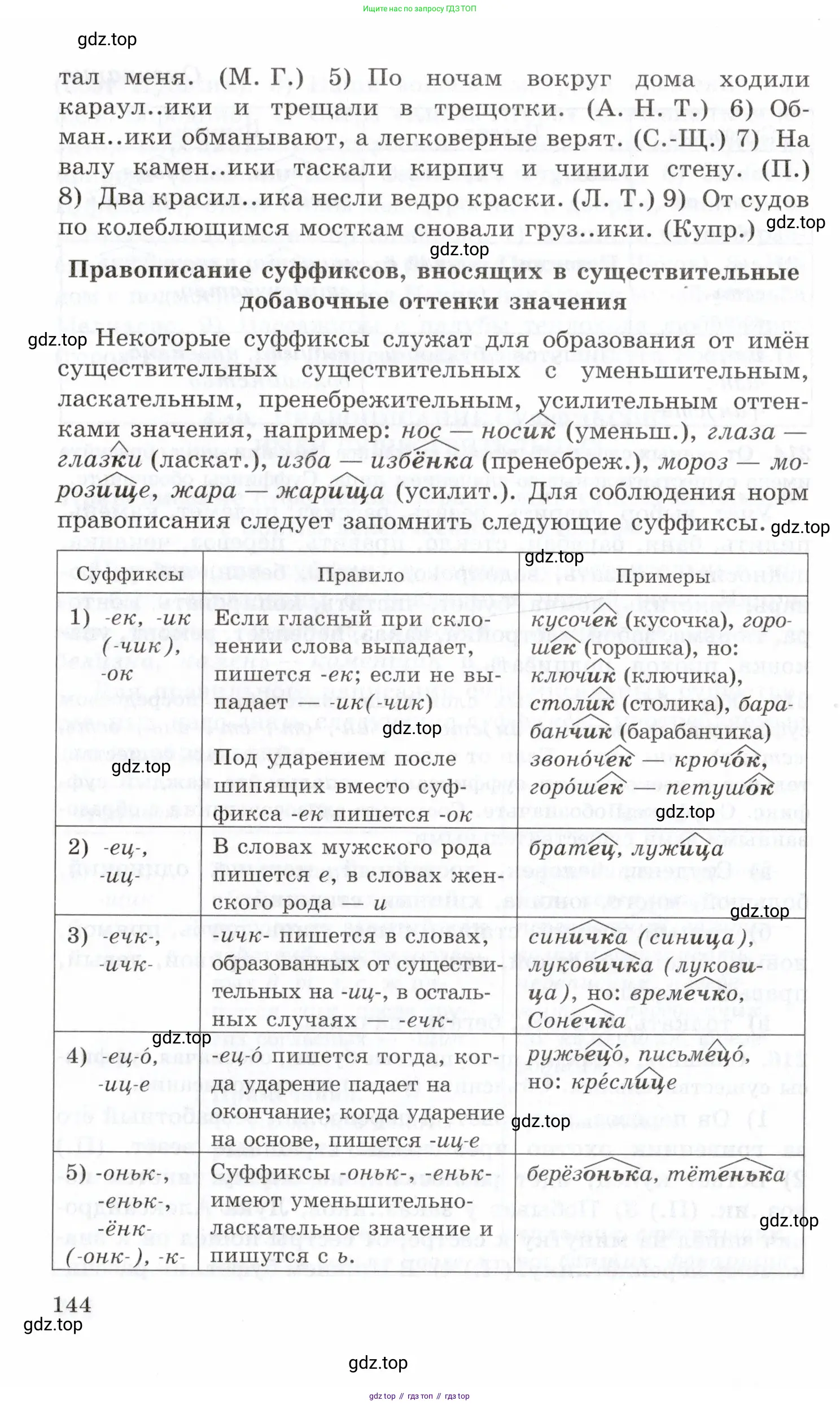 Русский язык, 10-11 класс Учебник, авторы: Греков Василий Фёдорович, Крючков Сергей Ефимович, Чешко Лев Антонович, Николина Наталия Анатольевна, Богданова Галина Александровна, издательство Просвещение, Москва, 2015, бежевого цвета, страница 144