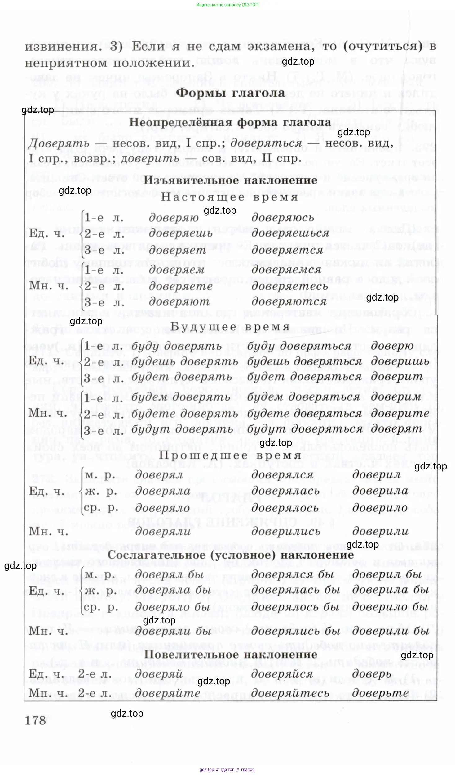 Русский язык, 10-11 класс Учебник, авторы: Греков Василий Фёдорович, Крючков Сергей Ефимович, Чешко Лев Антонович, Николина Наталия Анатольевна, Богданова Галина Александровна, издательство Просвещение, Москва, 2015, бежевого цвета, страница 178