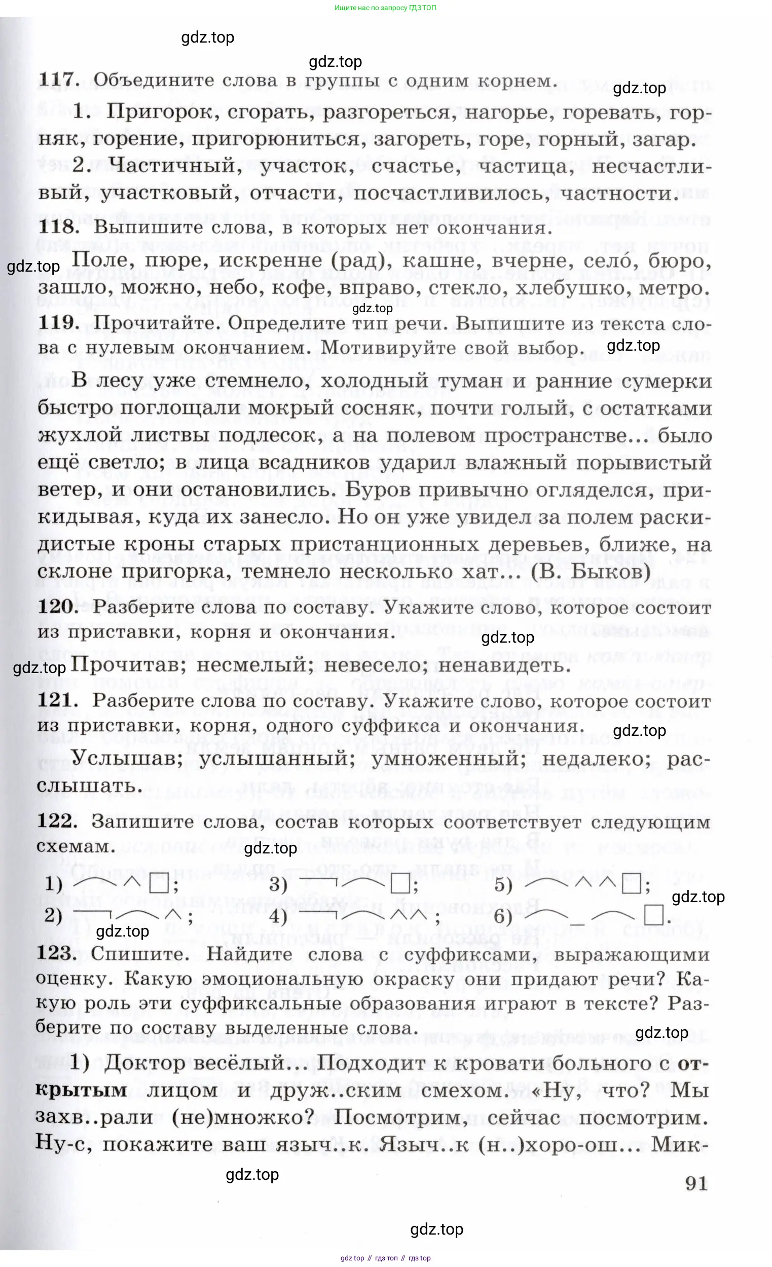 Русский язык, 10-11 класс Учебник, авторы: Греков Василий Фёдорович, Крючков Сергей Ефимович, Чешко Лев Антонович, Николина Наталия Анатольевна, Богданова Галина Александровна, издательство Просвещение, Москва, 2015, бежевого цвета, страница 91