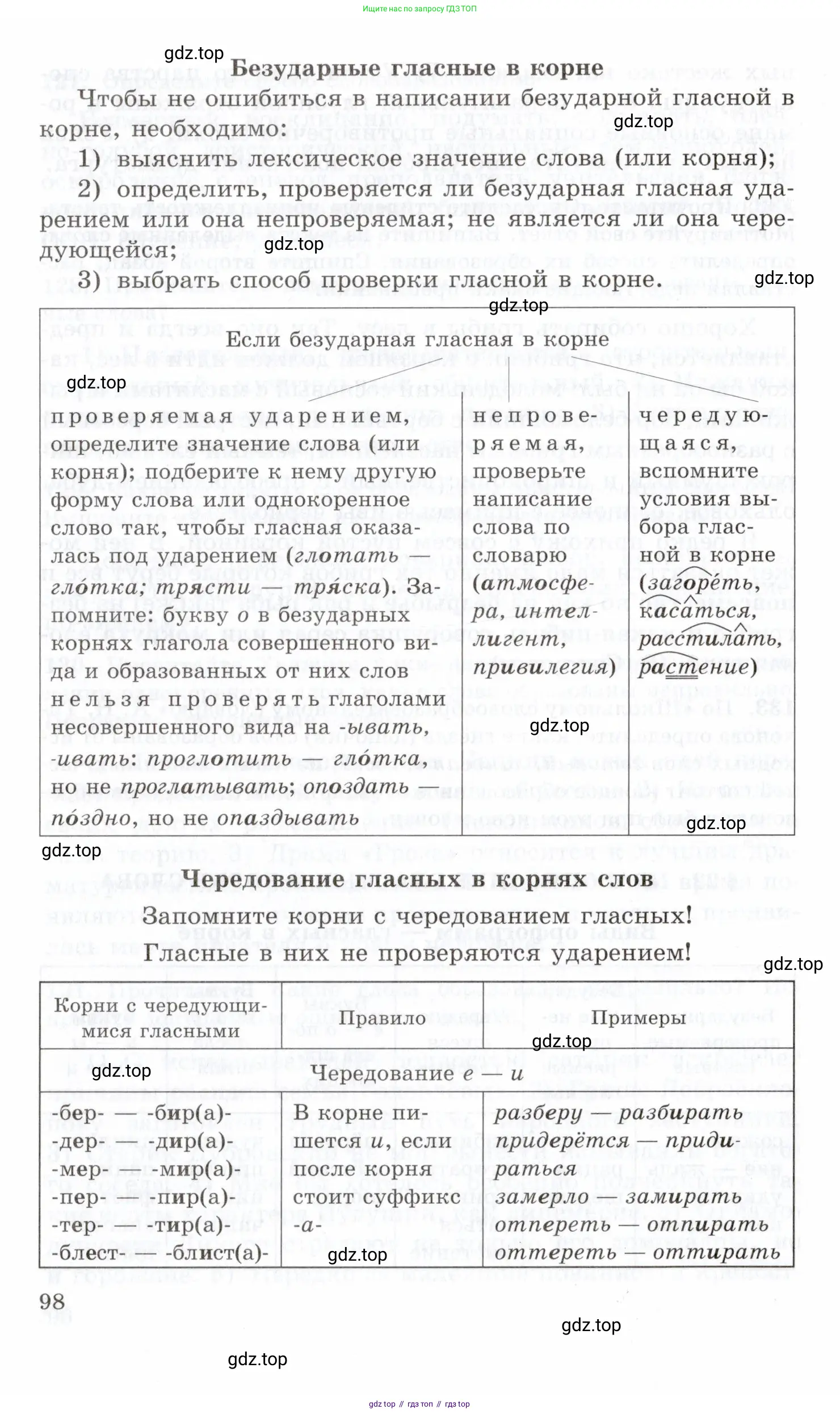 Русский язык, 10-11 класс Учебник, авторы: Греков Василий Фёдорович, Крючков Сергей Ефимович, Чешко Лев Антонович, Николина Наталия Анатольевна, Богданова Галина Александровна, издательство Просвещение, Москва, 2015, бежевого цвета, страница 98