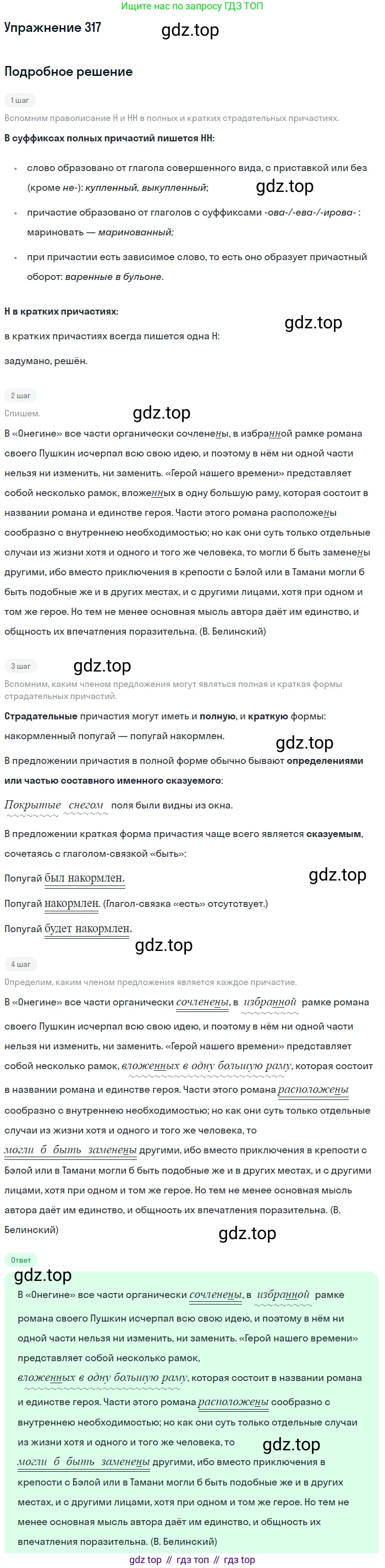 Русский язык, 10-11 класс Учебник, авторы: Греков Василий Фёдорович, Крючков Сергей Ефимович, Чешко Лев Антонович, Николина Наталия Анатольевна, Богданова Галина Александровна, издательство Просвещение, Москва, 2015, бежевого цвета, страница 200, номер 317, Решение 1