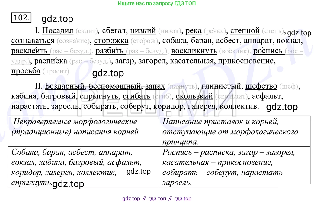 Русский язык, 10-11 класс Учебник, авторы: Греков Василий Фёдорович, Крючков Сергей Ефимович, Чешко Лев Антонович, Николина Наталия Анатольевна, Богданова Галина Александровна, издательство Просвещение, Москва, 2015, бежевого цвета, страница 81, номер 102, Решение 2