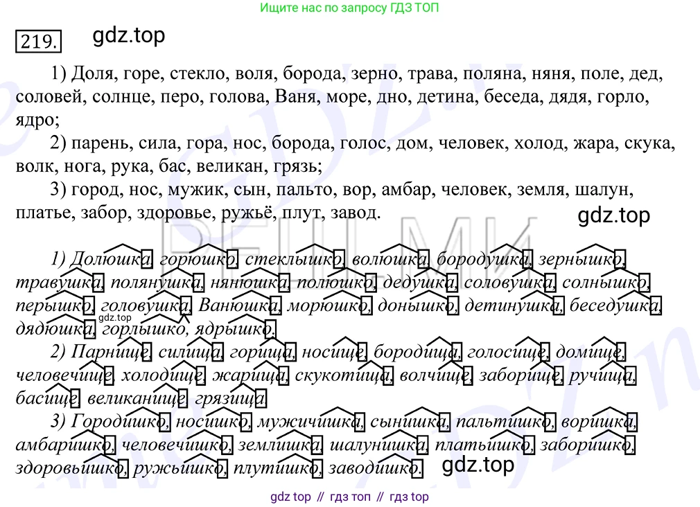 Русский язык, 10-11 класс Учебник, авторы: Греков Василий Фёдорович, Крючков Сергей Ефимович, Чешко Лев Антонович, Николина Наталия Анатольевна, Богданова Галина Александровна, издательство Просвещение, Москва, 2015, бежевого цвета, страница 146, номер 219, Решение 2