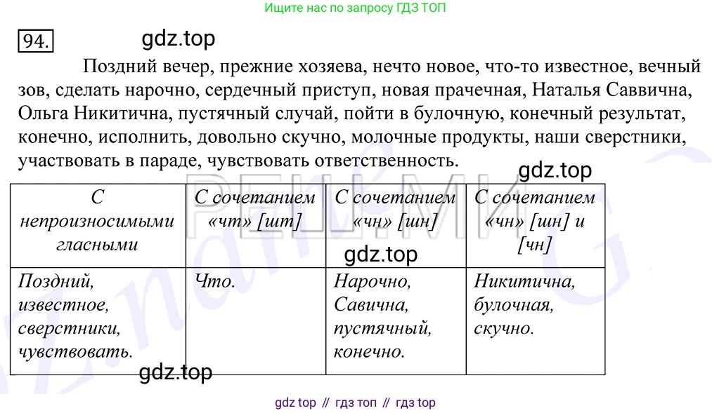 Русский язык, 10-11 класс Учебник, авторы: Греков Василий Фёдорович, Крючков Сергей Ефимович, Чешко Лев Антонович, Николина Наталия Анатольевна, Богданова Галина Александровна, издательство Просвещение, Москва, 2015, бежевого цвета, страница 76, номер 94, Решение 2