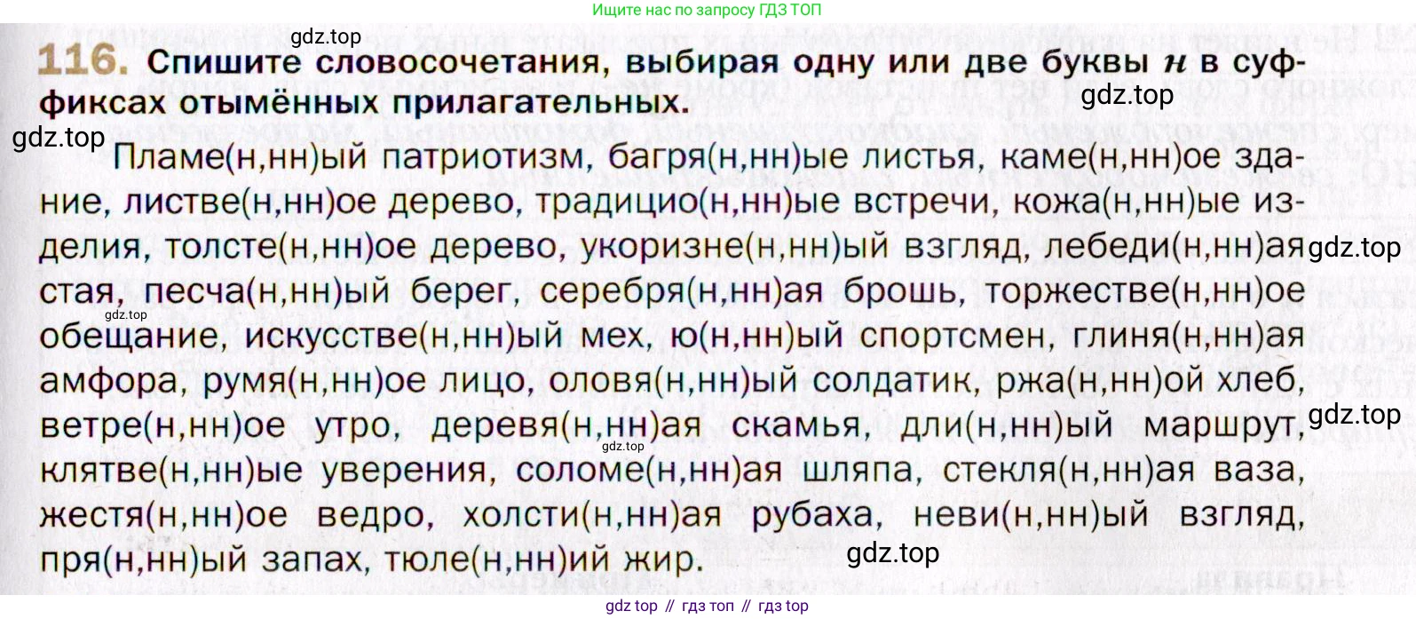 Русский язык, 10 класс Учебник, автор: Гусарова Ирина Васильевна, издательство Просвещение, Москва, 2021, коричневого цвета, Часть 3, страница 197, номер 116, Условие