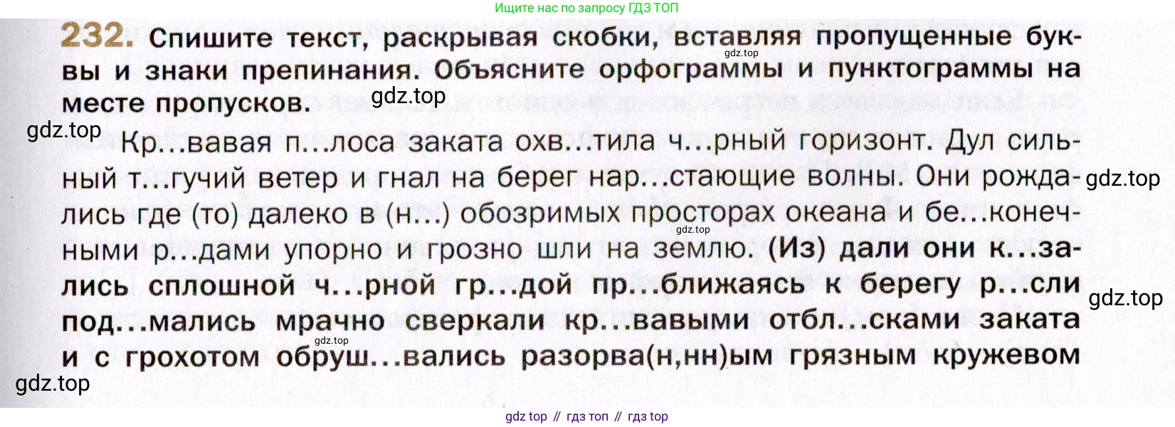 Русский язык, 10 класс Учебник, автор: Гусарова Ирина Васильевна, издательство Просвещение, Москва, 2021, коричневого цвета, Часть 5, страница 331, номер 232, Условие