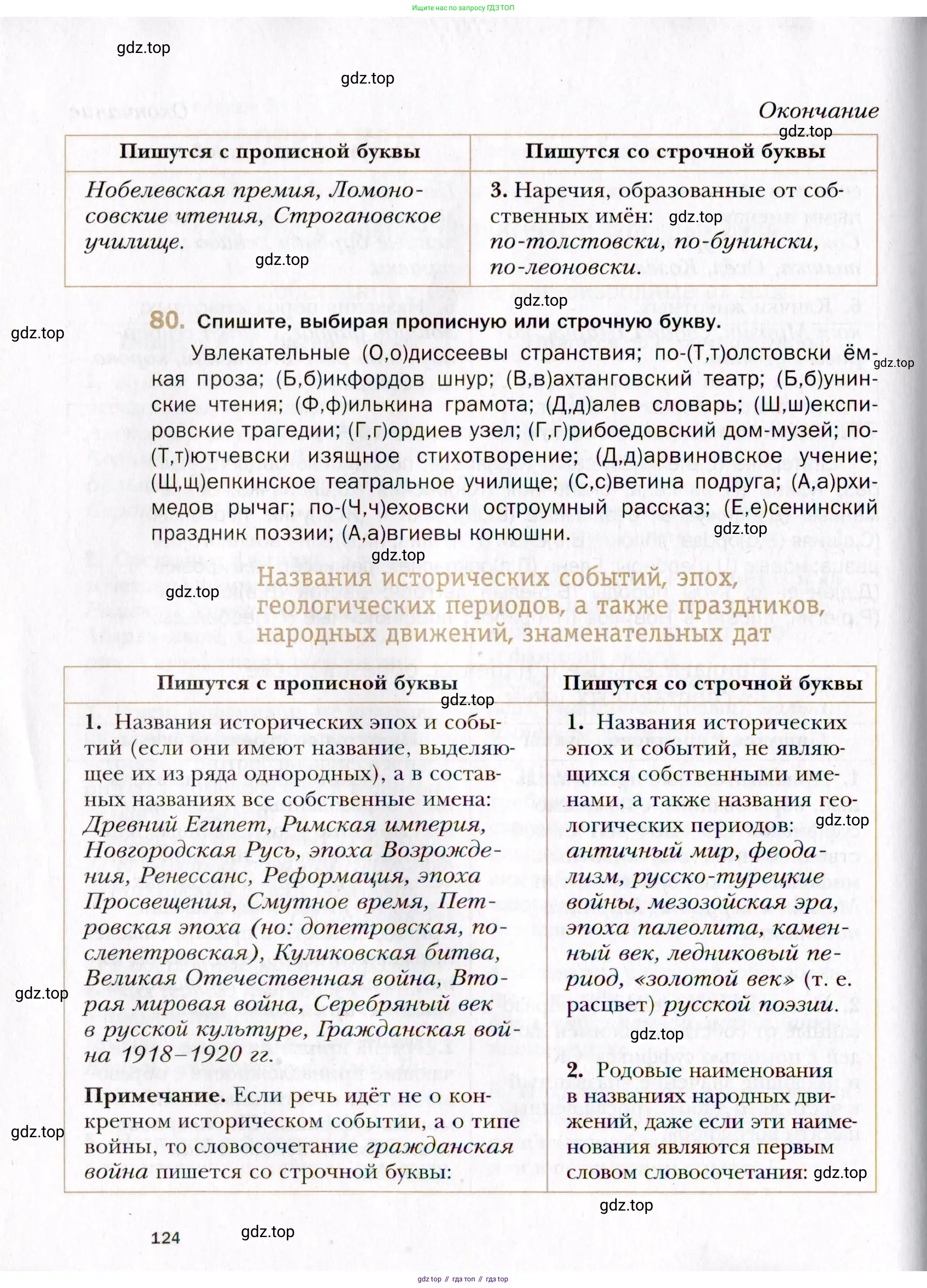 Русский язык, 10 класс Учебник, автор: Гусарова Ирина Васильевна, издательство Просвещение, Москва, 2021, коричневого цвета, Часть 2, страница 124