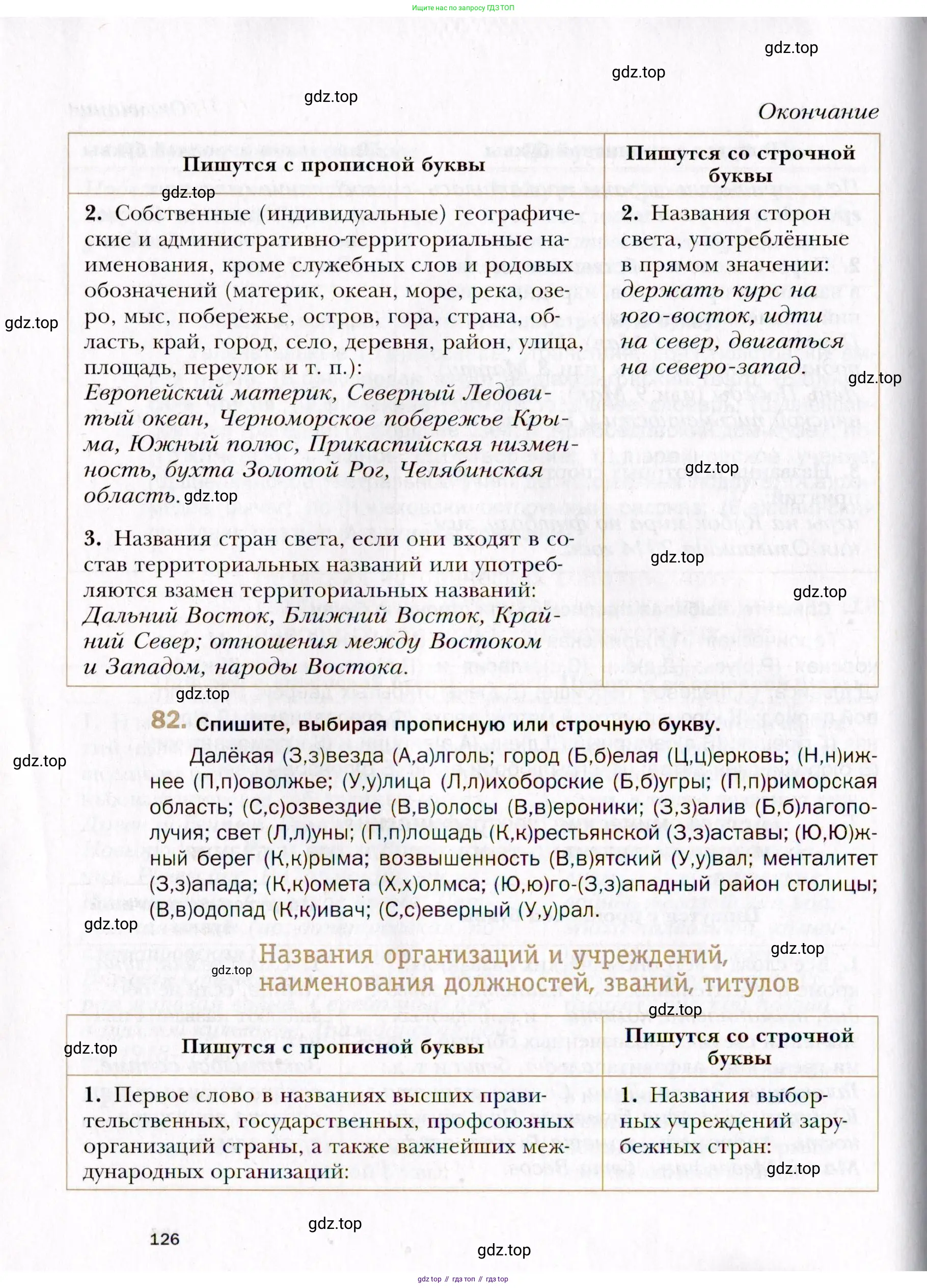 Русский язык, 10 класс Учебник, автор: Гусарова Ирина Васильевна, издательство Просвещение, Москва, 2021, коричневого цвета, Часть 2, страница 126