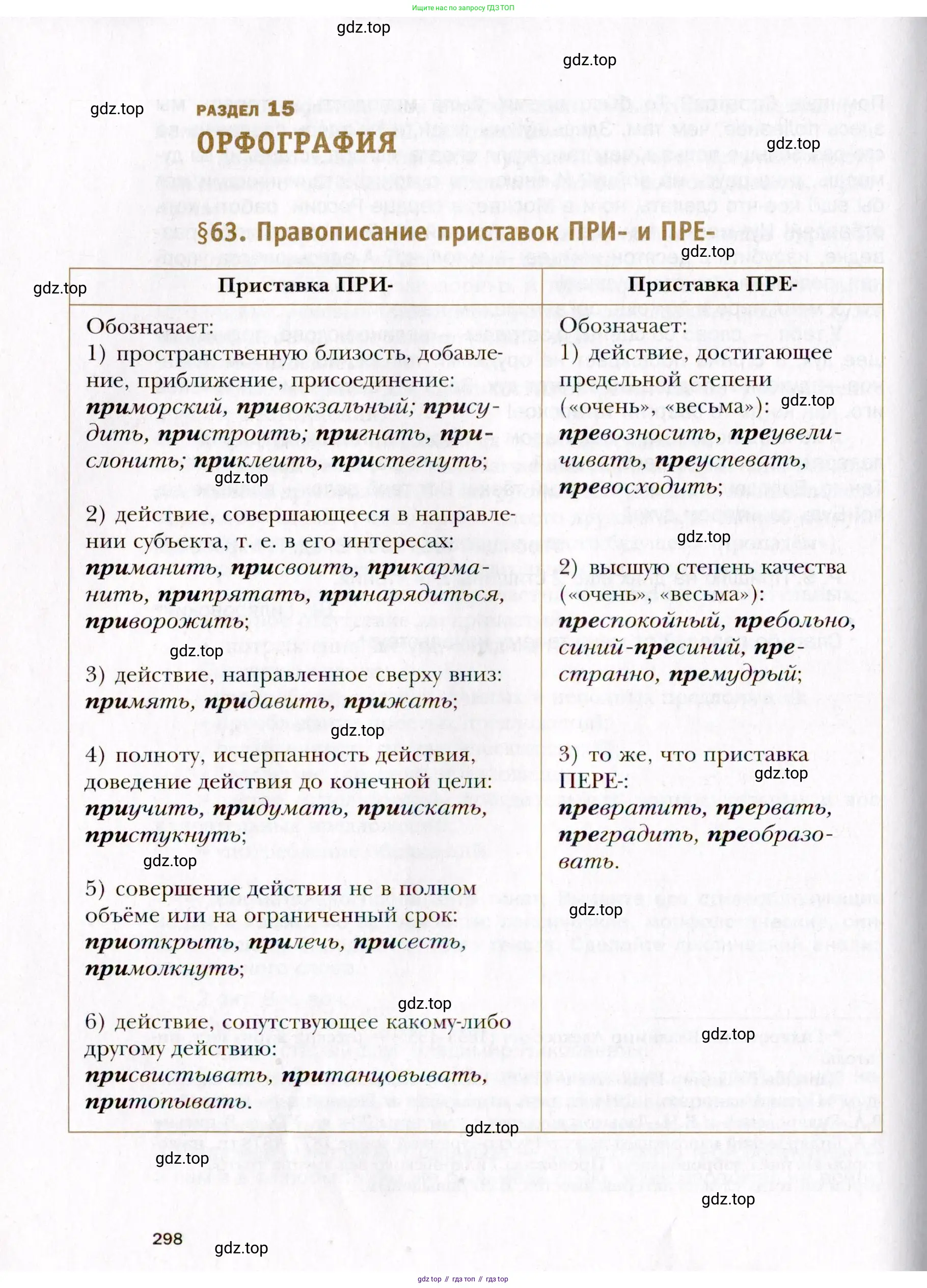 Русский язык, 10 класс Учебник, автор: Гусарова Ирина Васильевна, издательство Просвещение, Москва, 2021, коричневого цвета, страница 298