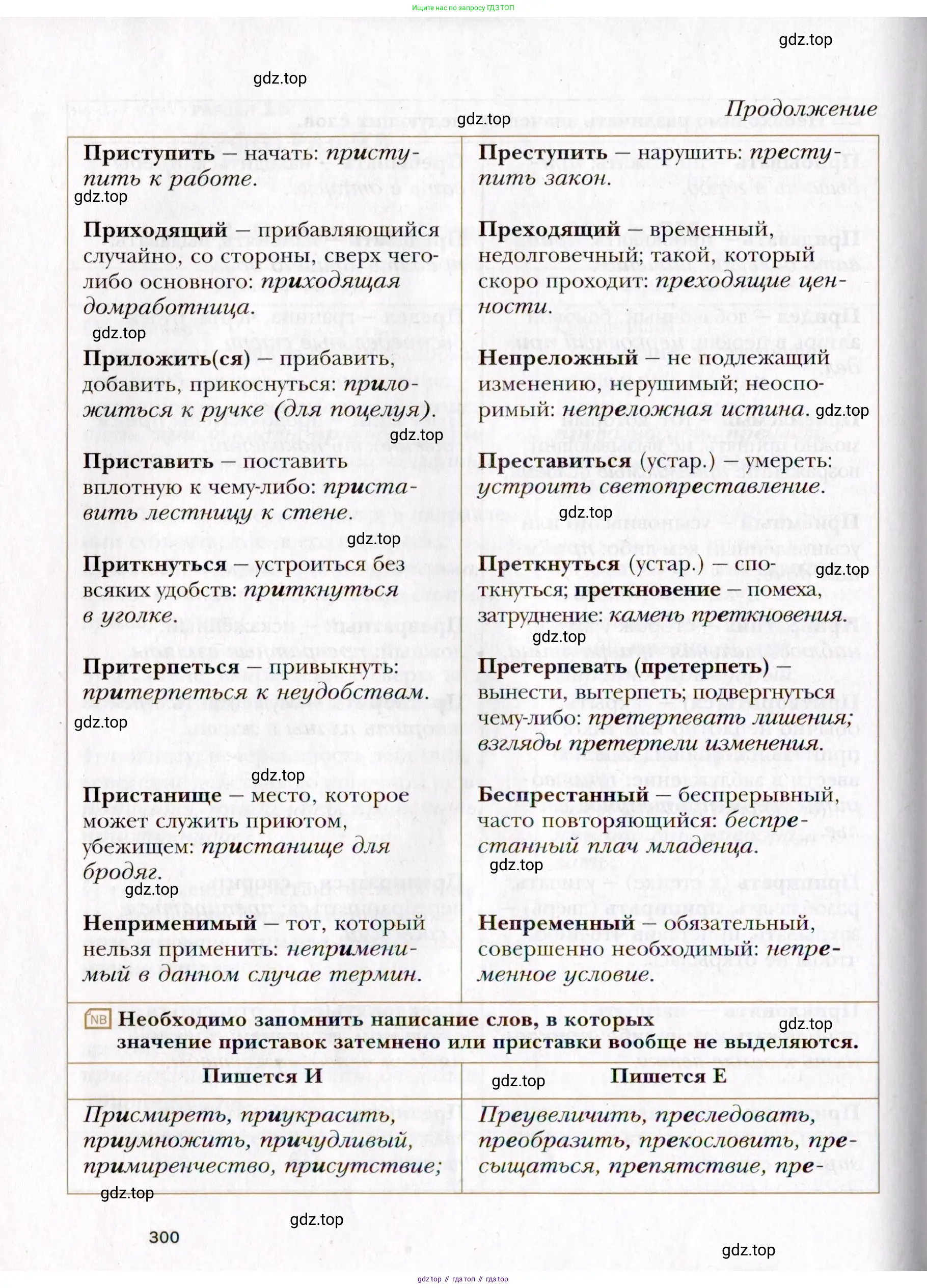 Русский язык, 10 класс Учебник, автор: Гусарова Ирина Васильевна, издательство Просвещение, Москва, 2021, коричневого цвета, страница 300