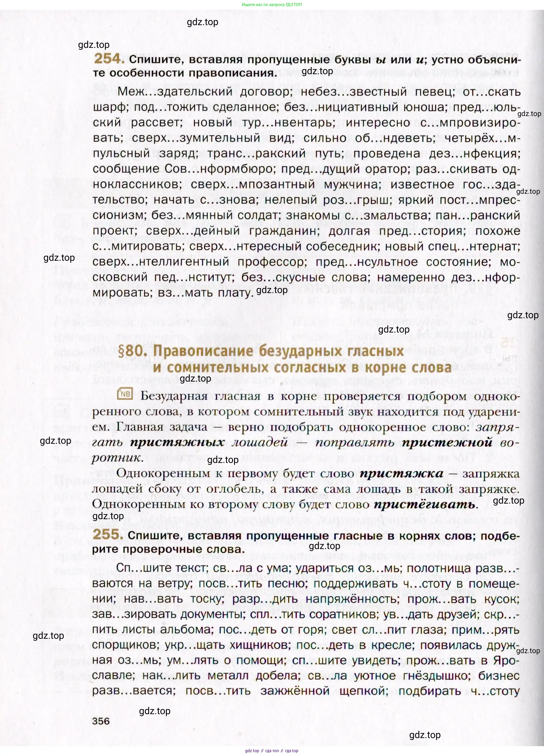Русский язык, 10 класс Учебник, автор: Гусарова Ирина Васильевна, издательство Просвещение, Москва, 2021, коричневого цвета, Часть 5, страница 356