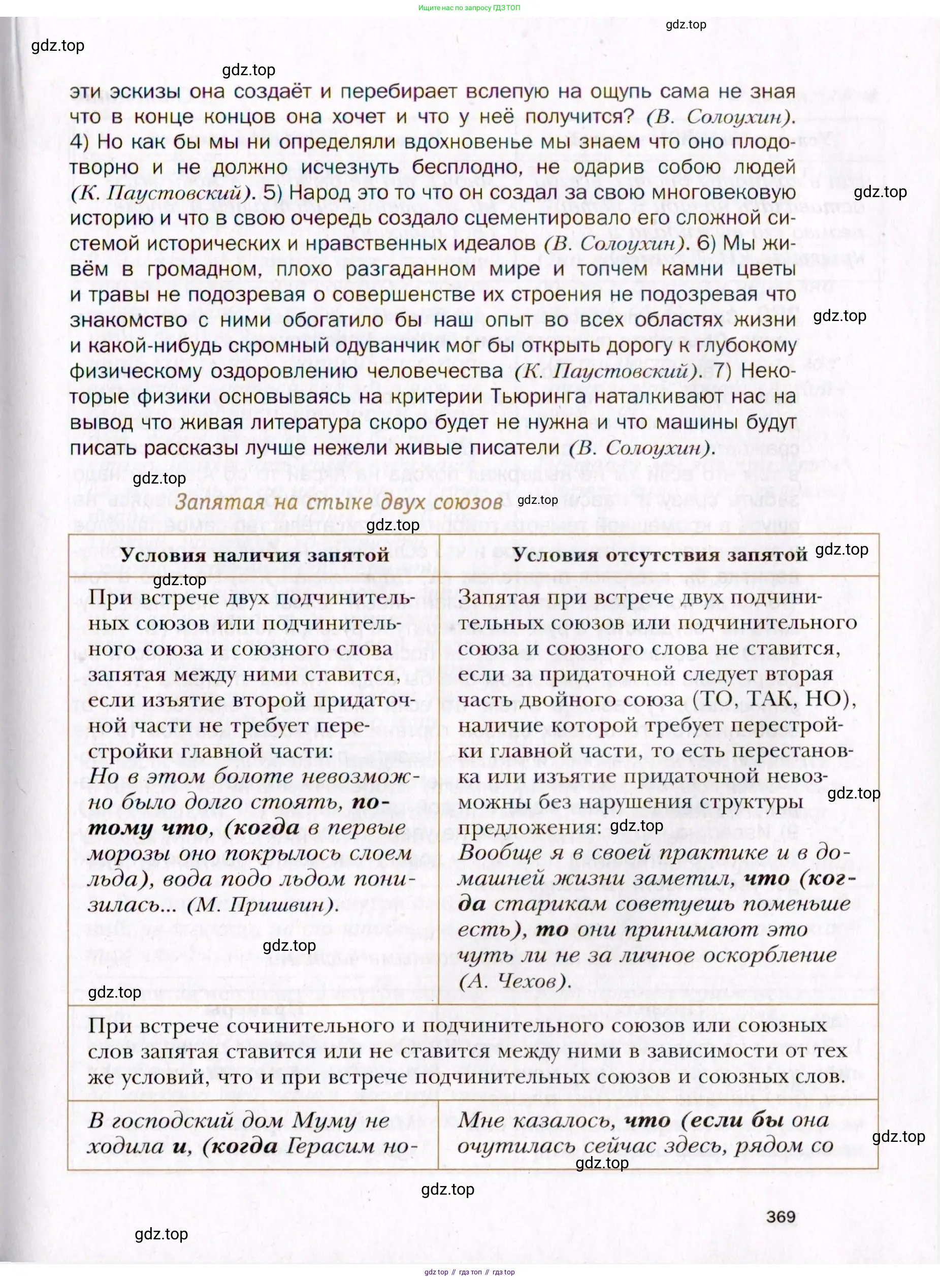 Русский язык, 10 класс Учебник, автор: Гусарова Ирина Васильевна, издательство Просвещение, Москва, 2021, коричневого цвета, страница 369