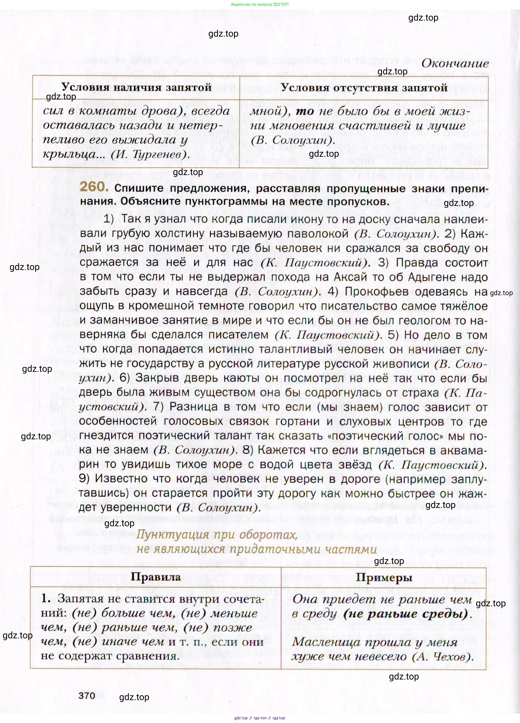 Русский язык, 10 класс Учебник, автор: Гусарова Ирина Васильевна, издательство Просвещение, Москва, 2021, коричневого цвета, Часть 5, страница 370