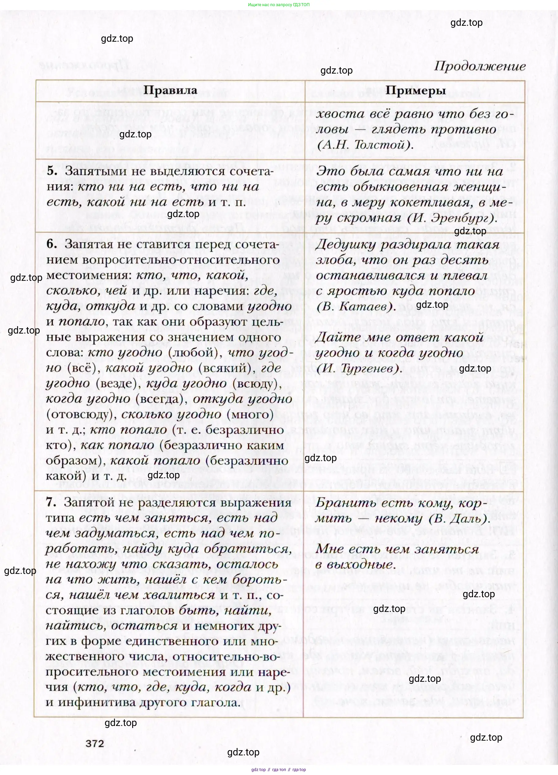 Русский язык, 10 класс Учебник, автор: Гусарова Ирина Васильевна, издательство Просвещение, Москва, 2021, коричневого цвета, страница 372