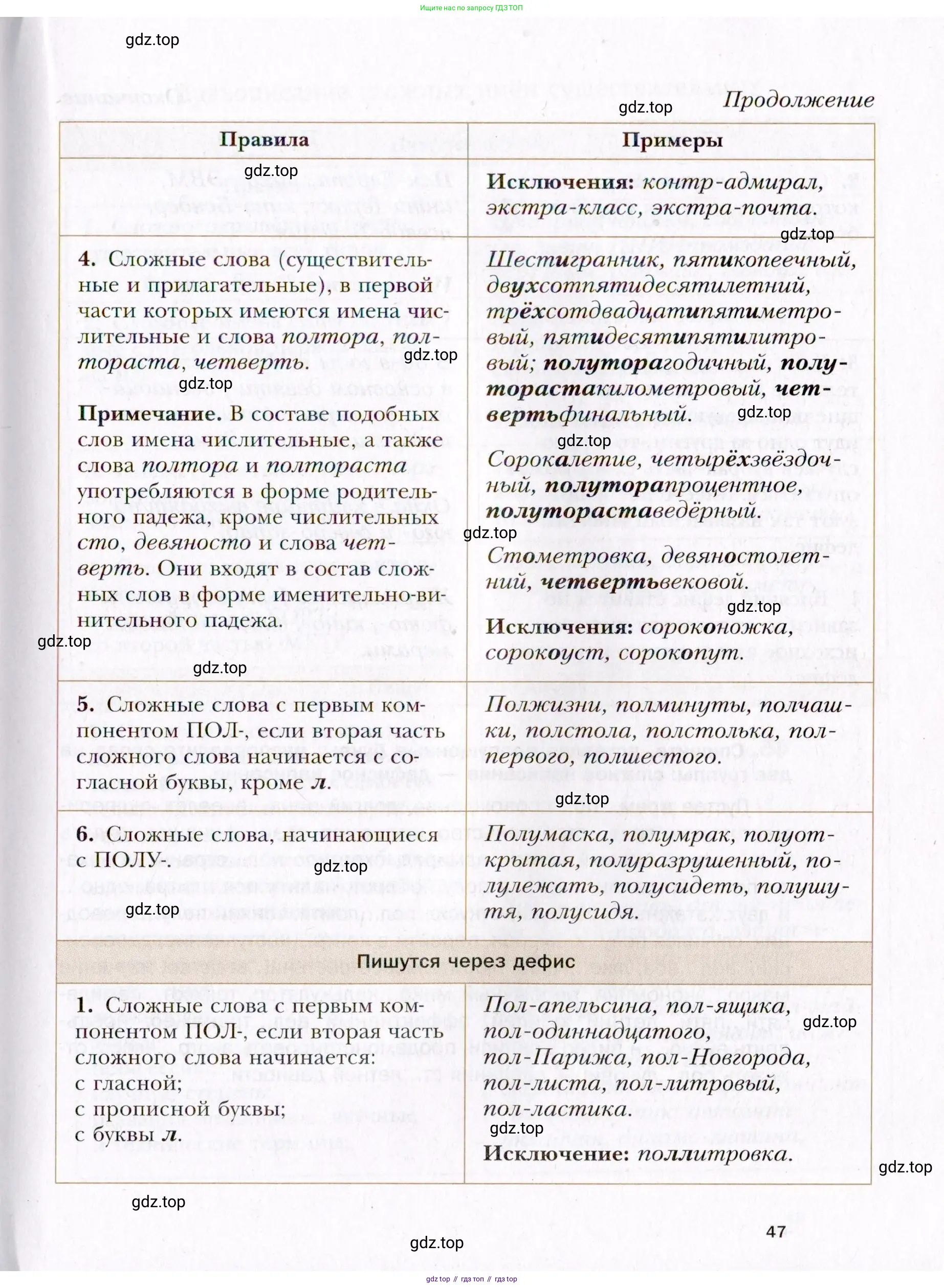 Русский язык, 10 класс Учебник, автор: Гусарова Ирина Васильевна, издательство Просвещение, Москва, 2021, коричневого цвета, страница 47