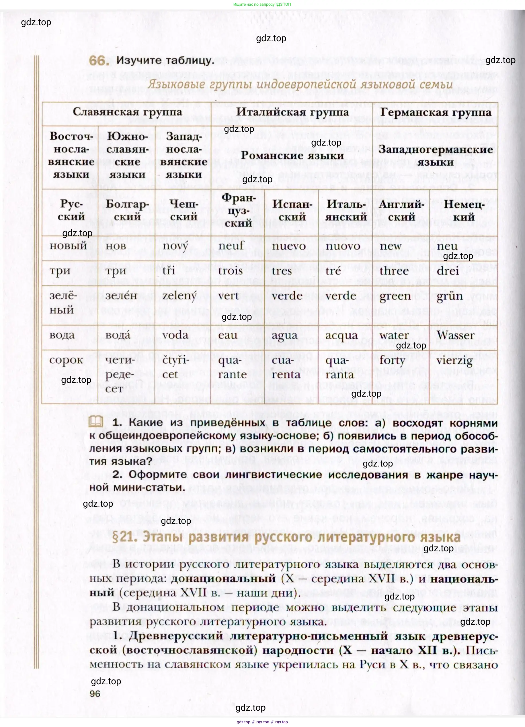 Русский язык, 10 класс Учебник, автор: Гусарова Ирина Васильевна, издательство Просвещение, Москва, 2021, коричневого цвета, Часть 2, страница 96