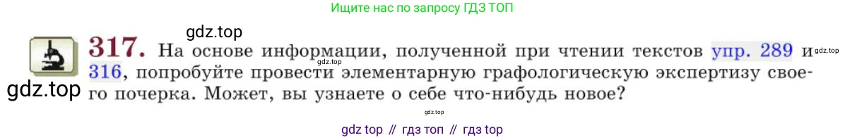 Русский язык, 10 класс Учебник, авторы: Львова Светлана Ивановна, Львов Валентин Витальевич, издательство Мнемозина, Москва, 2019, страница 360, номер 317, Условие