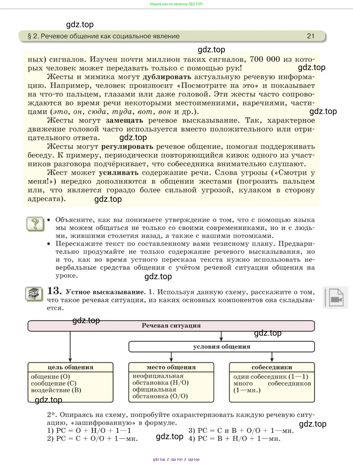 Русский язык, 10 класс Учебник, авторы: Львова Светлана Ивановна, Львов Валентин Витальевич, издательство Мнемозина, Москва, 2019, страница 21