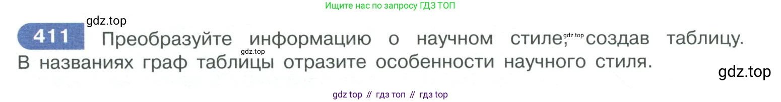 ГДЗ Русский язык, 10-11 класс Учебник, авторы: Рыбченкова Лидия Макаровна, Александрова Ольга Макаровна, Нарушевич Андрей Георгиевич, Голубева Ирина Валериевна, Гостева Юлия Николаевна, Григорьев Андрей Владимирович, Добротина Ирина Нургаиновна, Кузина Анна Николаевна, Власенков Александр Иванович, издательство Просвещение, Москва, 2019, страница 200, номер 411, Условие 2019-2022