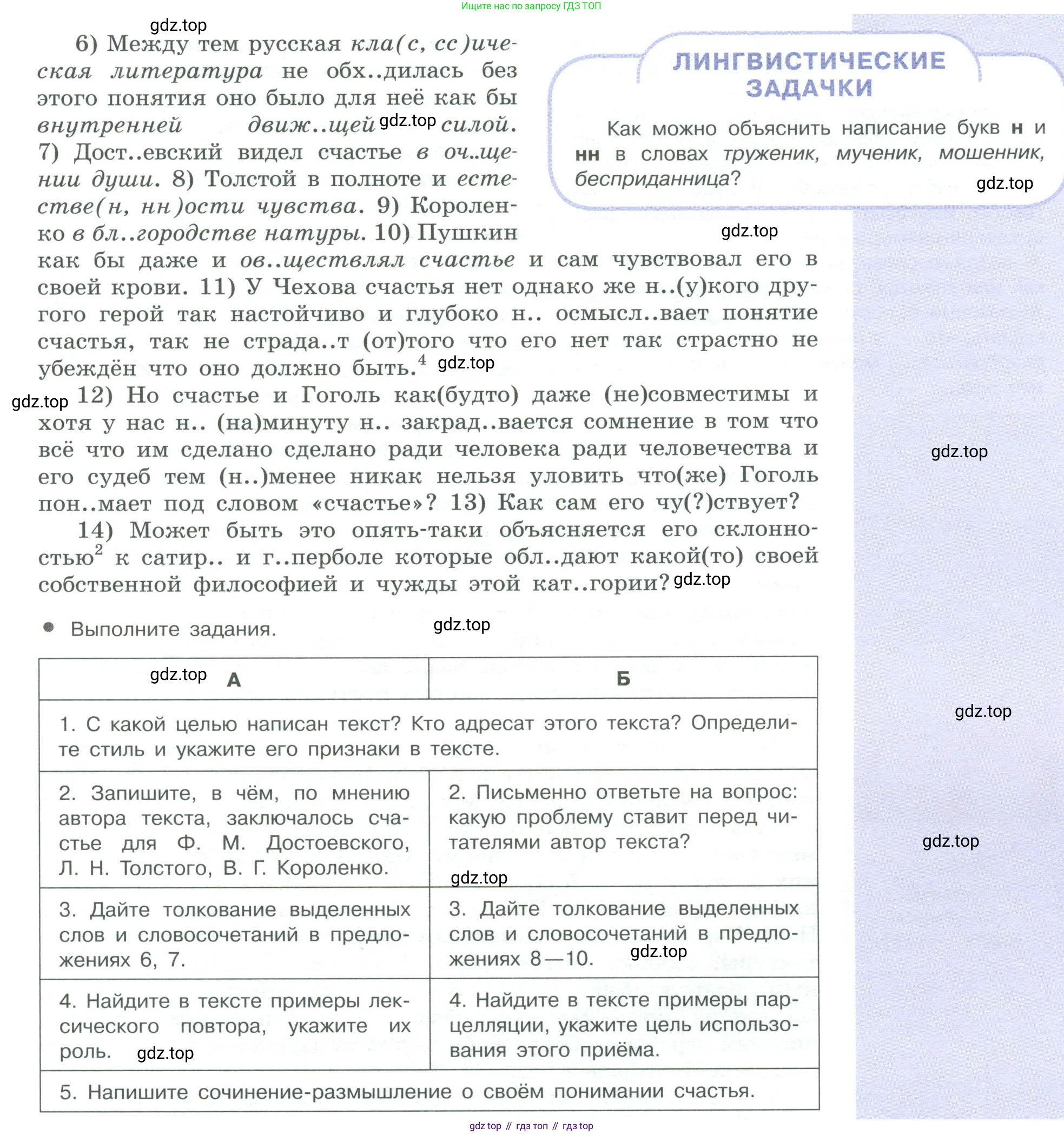 ГДЗ Русский язык, 10-11 класс Учебник, авторы: Рыбченкова Лидия Макаровна, Александрова Ольга Макаровна, Нарушевич Андрей Георгиевич, Голубева Ирина Валериевна, Гостева Юлия Николаевна, Григорьев Андрей Владимирович, Добротина Ирина Нургаиновна, Кузина Анна Николаевна, Власенков Александр Иванович, издательство Просвещение, Москва, 2019, страница 220, номер 450, Условие 2019-2022 (продолжение 2)