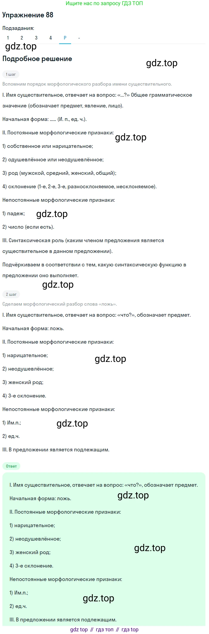 ГДЗ Русский язык, 10-11 класс Учебник, авторы: Рыбченкова Лидия Макаровна, Александрова Ольга Макаровна, Нарушевич Андрей Георгиевич, Голубева Ирина Валериевна, Гостева Юлия Николаевна, Григорьев Андрей Владимирович, Добротина Ирина Нургаиновна, Кузина Анна Николаевна, Власенков Александр Иванович, издательство Просвещение, Москва, 2019, страница 54, номер 88, Решение 2019-2022 (продолжение 6)