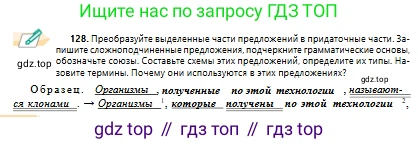 Русский язык, 10 класс Учебник, авторы: Сабитова Зинаида Какбаевна, Алтынбекова Ольга Баймухановна, издательство Мектеп, Алматы, 2019, оранжевого цвета, страница 88, номер 128, Условие
