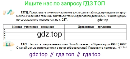Русский язык, 10 класс Учебник, авторы: Сабитова Зинаида Какбаевна, Алтынбекова Ольга Баймухановна, издательство Мектеп, Алматы, 2019, оранжевого цвета, страница 96, номер 137, Условие (продолжение 2)
