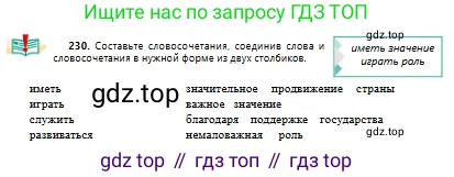 Русский язык, 10 класс Учебник, авторы: Сабитова Зинаида Какбаевна, Алтынбекова Ольга Баймухановна, издательство Мектеп, Алматы, 2019, оранжевого цвета, страница 145, номер 230, Условие