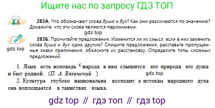 Русский язык, 10 класс Учебник, авторы: Сабитова Зинаида Какбаевна, Алтынбекова Ольга Баймухановна, издательство Мектеп, Алматы, 2019, оранжевого цвета, страница 178, номер 283, Условие