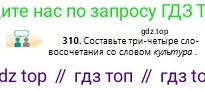 Русский язык, 10 класс Учебник, авторы: Сабитова Зинаида Какбаевна, Алтынбекова Ольга Баймухановна, издательство Мектеп, Алматы, 2019, оранжевого цвета, страница 193, номер 310, Условие