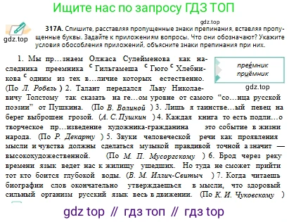 Русский язык, 10 класс Учебник, авторы: Сабитова Зинаида Какбаевна, Алтынбекова Ольга Баймухановна, издательство Мектеп, Алматы, 2019, оранжевого цвета, страница 197, номер 317, Условие