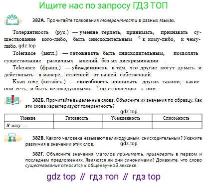 Русский язык, 10 класс Учебник, авторы: Сабитова Зинаида Какбаевна, Алтынбекова Ольга Баймухановна, издательство Мектеп, Алматы, 2019, оранжевого цвета, страница 238, номер 382, Условие