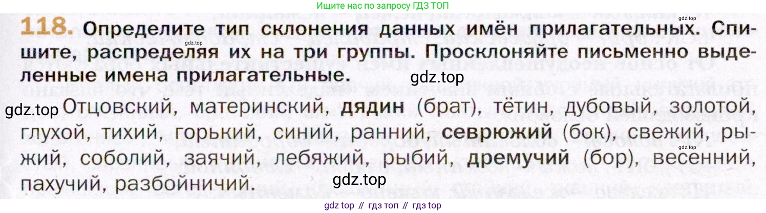 ГДЗ Русский язык, 11 класс Учебник, автор: Гусарова Ирина Васильевна, издательство Просвещение, Москва, 2021, жёлтого цвета, страница 201, номер 118, Условие