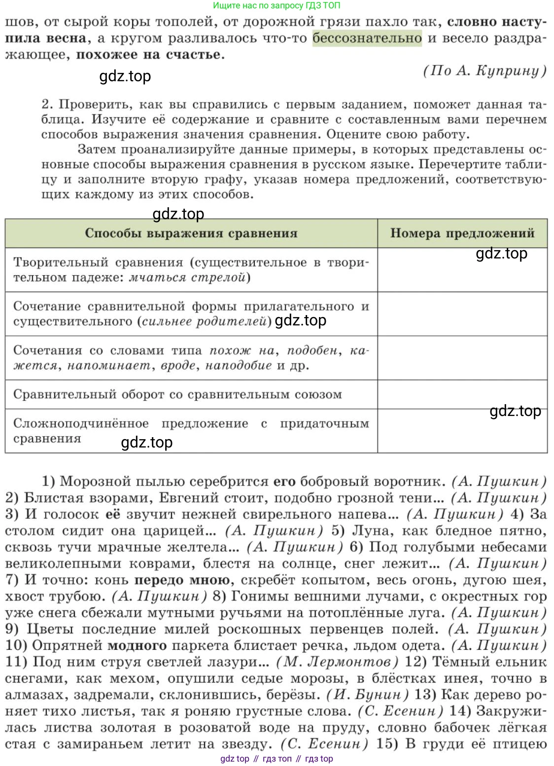 Русский язык, 11 класс Учебник, авторы: Львова Светлана Ивановна, Львов Валентин Витальевич, издательство Мнемозина, Москва, 2019, серого цвета, страница 214, номер 167, Условие (продолжение 2)