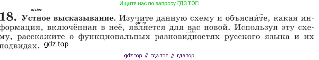 Русский язык, 11 класс Учебник, авторы: Львова Светлана Ивановна, Львов Валентин Витальевич, издательство Мнемозина, Москва, 2019, серого цвета, страница 30, номер 18, Условие