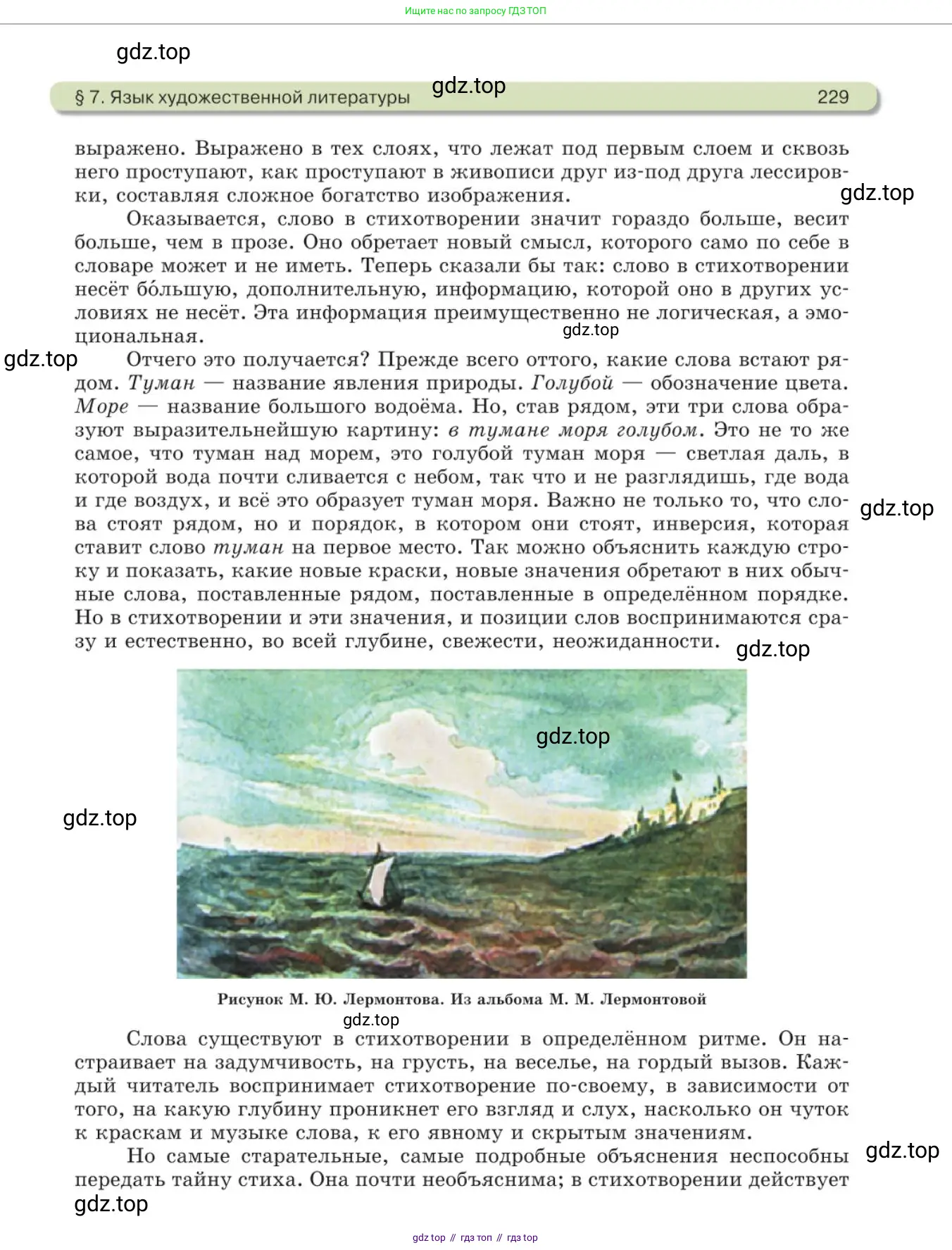 Русский язык, 11 класс Учебник, авторы: Львова Светлана Ивановна, Львов Валентин Витальевич, издательство Мнемозина, Москва, 2019, серого цвета, страница 229