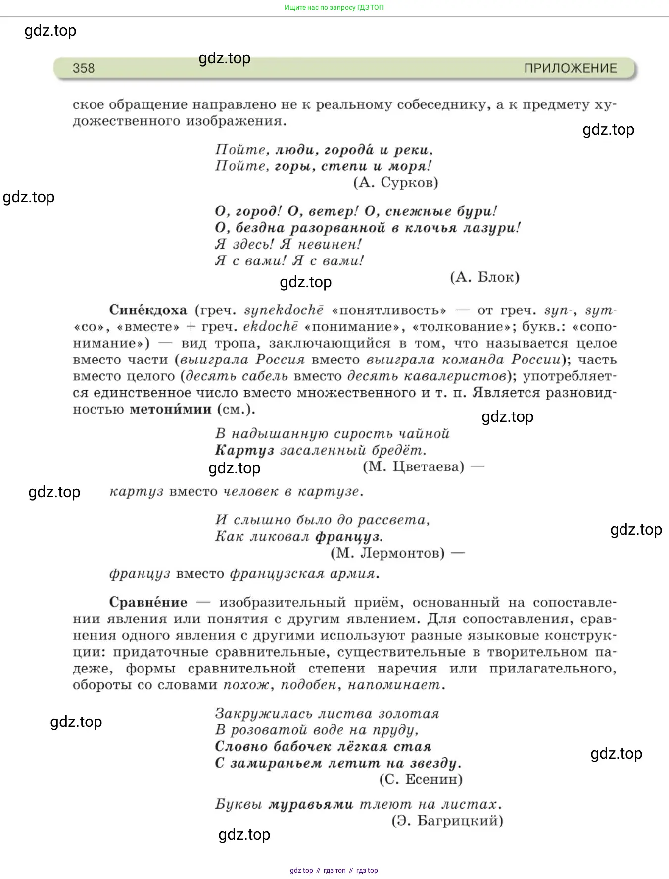 Русский язык, 11 класс Учебник, авторы: Львова Светлана Ивановна, Львов Валентин Витальевич, издательство Мнемозина, Москва, 2019, серого цвета, страница 358