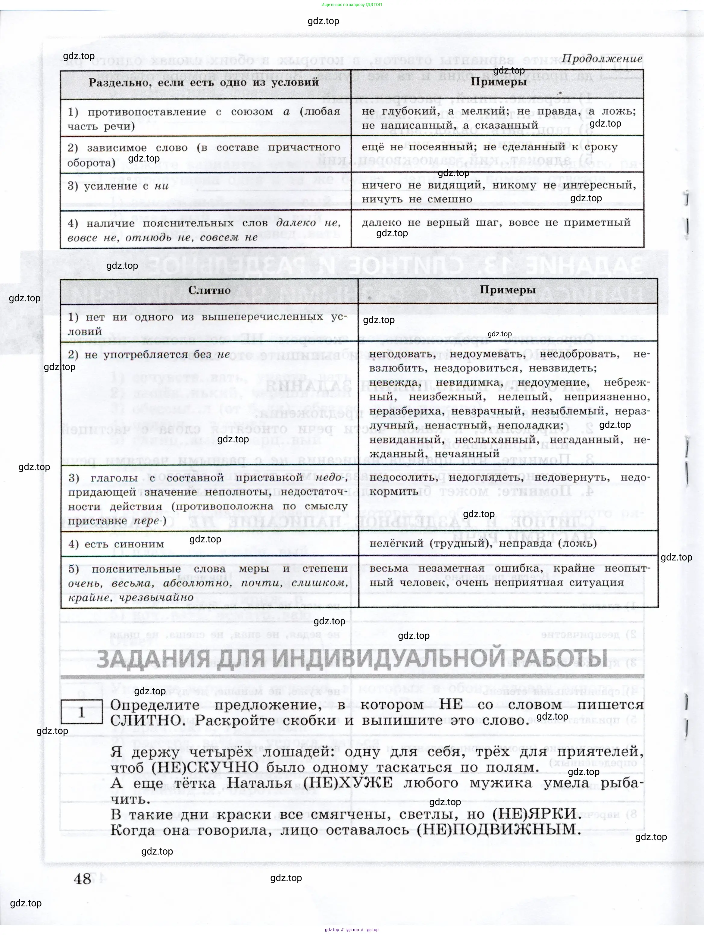 Русский язык, 11 класс Тетрадь-тренажёр, авторы: Маслов Вячеслав Васильевич, Бондарцова Юлия Львовна, издательство Просвещение, Москва, 2019, красного цвета, страница 48