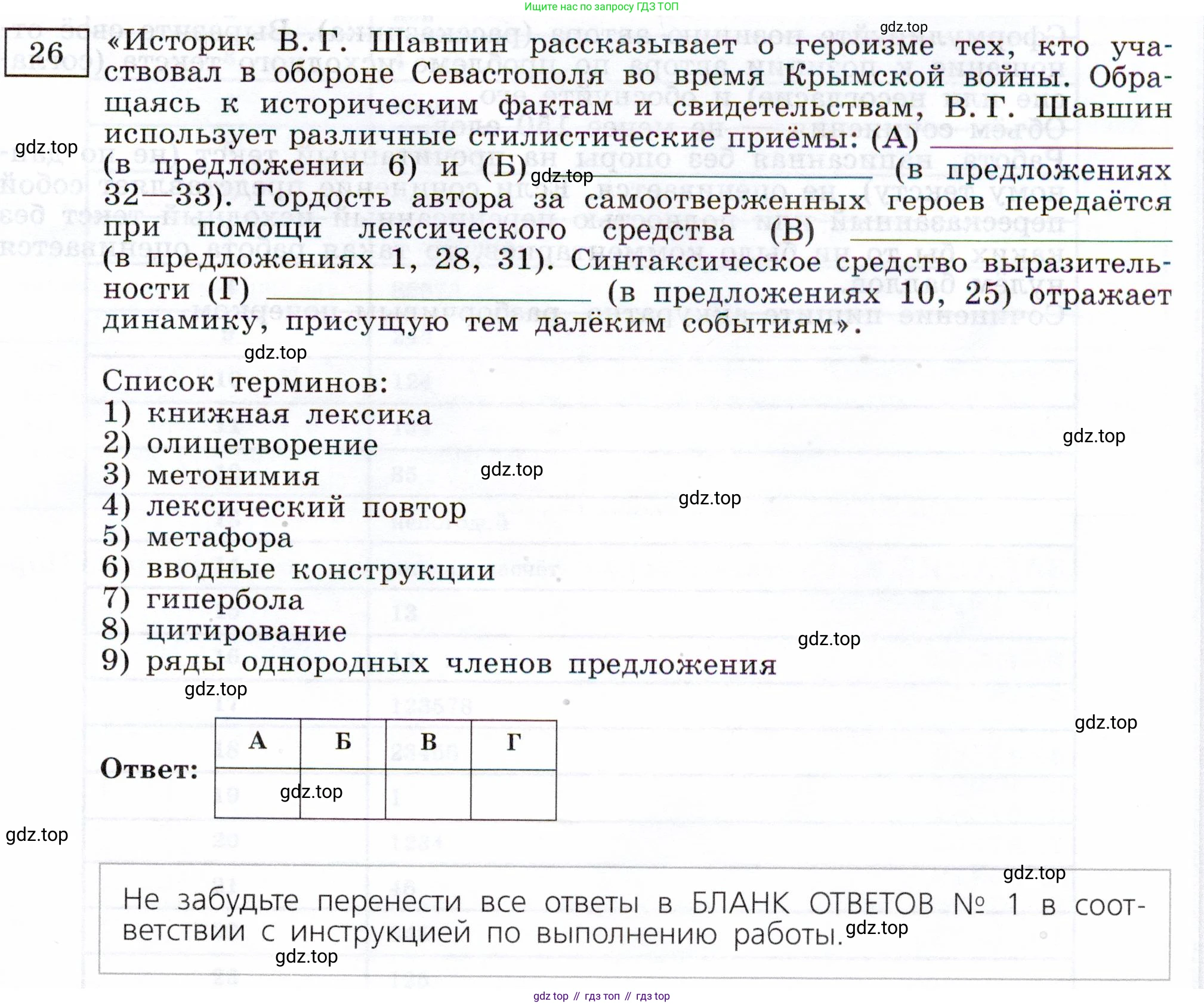 Русский язык, 11 класс Тетрадь-тренажёр, авторы: Маслов Вячеслав Васильевич, Бондарцова Юлия Львовна, издательство Просвещение, Москва, 2019, красного цвета, страница 87, номер 26, Условие