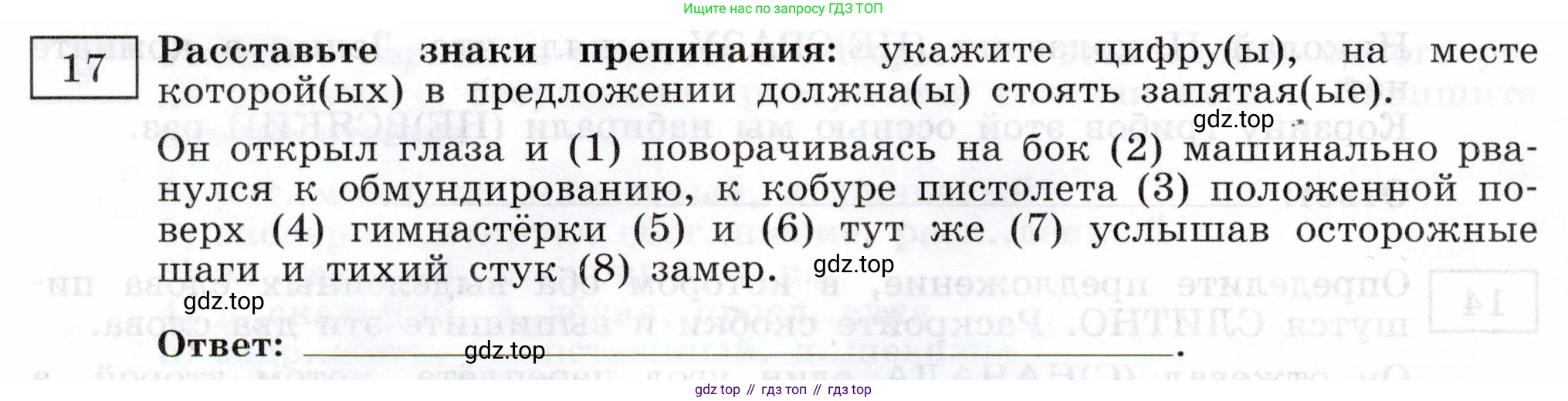 Русский язык, 11 класс Тетрадь-тренажёр, авторы: Маслов Вячеслав Васильевич, Бондарцова Юлия Львовна, издательство Просвещение, Москва, 2019, красного цвета, страница 14, номер 17, Условие