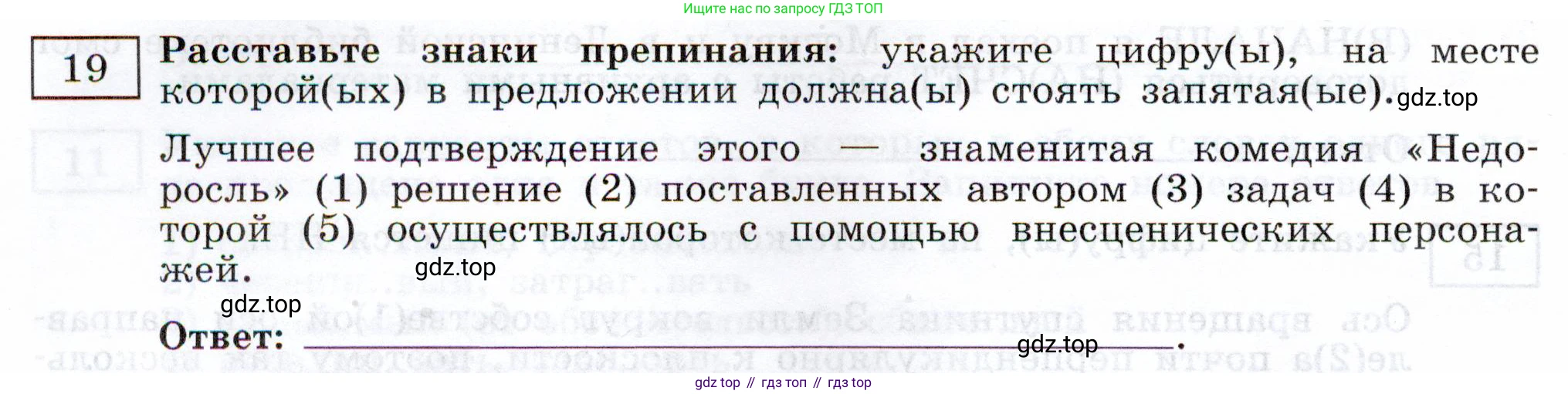 Русский язык, 11 класс Тетрадь-тренажёр, авторы: Маслов Вячеслав Васильевич, Бондарцова Юлия Львовна, издательство Просвещение, Москва, 2019, красного цвета, страница 14, номер 19, Условие