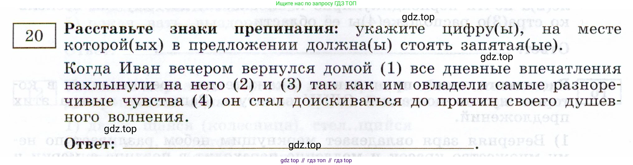 Русский язык, 11 класс Тетрадь-тренажёр, авторы: Маслов Вячеслав Васильевич, Бондарцова Юлия Львовна, издательство Просвещение, Москва, 2019, красного цвета, страница 14, номер 20, Условие