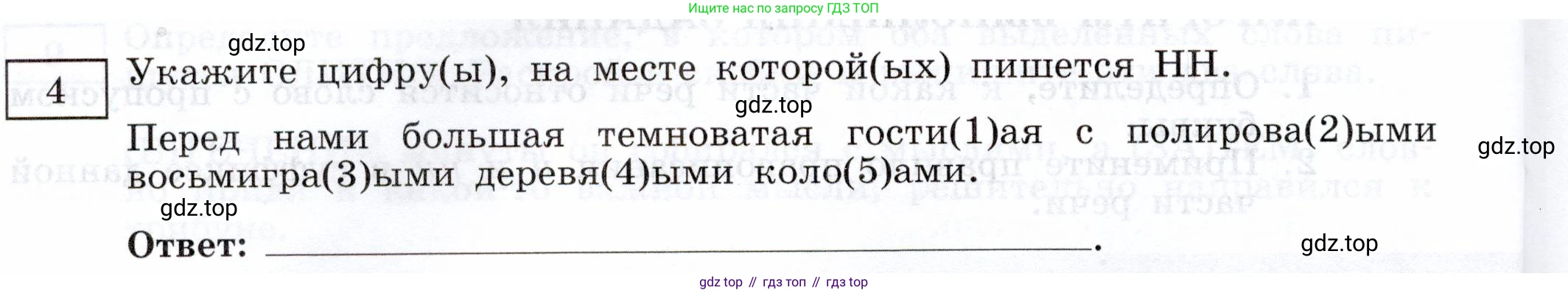 Русский язык, 11 класс Тетрадь-тренажёр, авторы: Маслов Вячеслав Васильевич, Бондарцова Юлия Львовна, издательство Просвещение, Москва, 2019, красного цвета, страница 58, номер 4, Условие