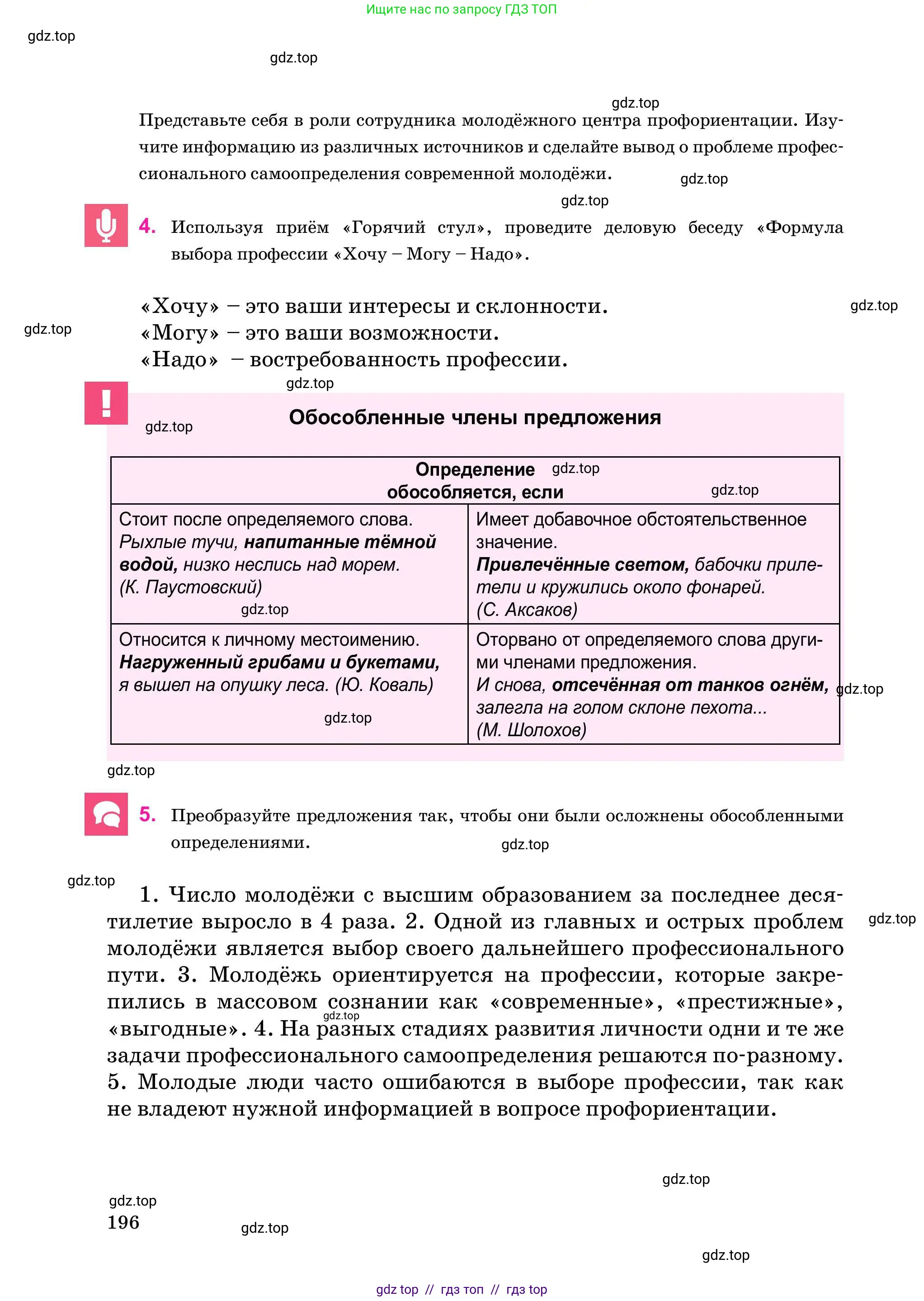 Условие