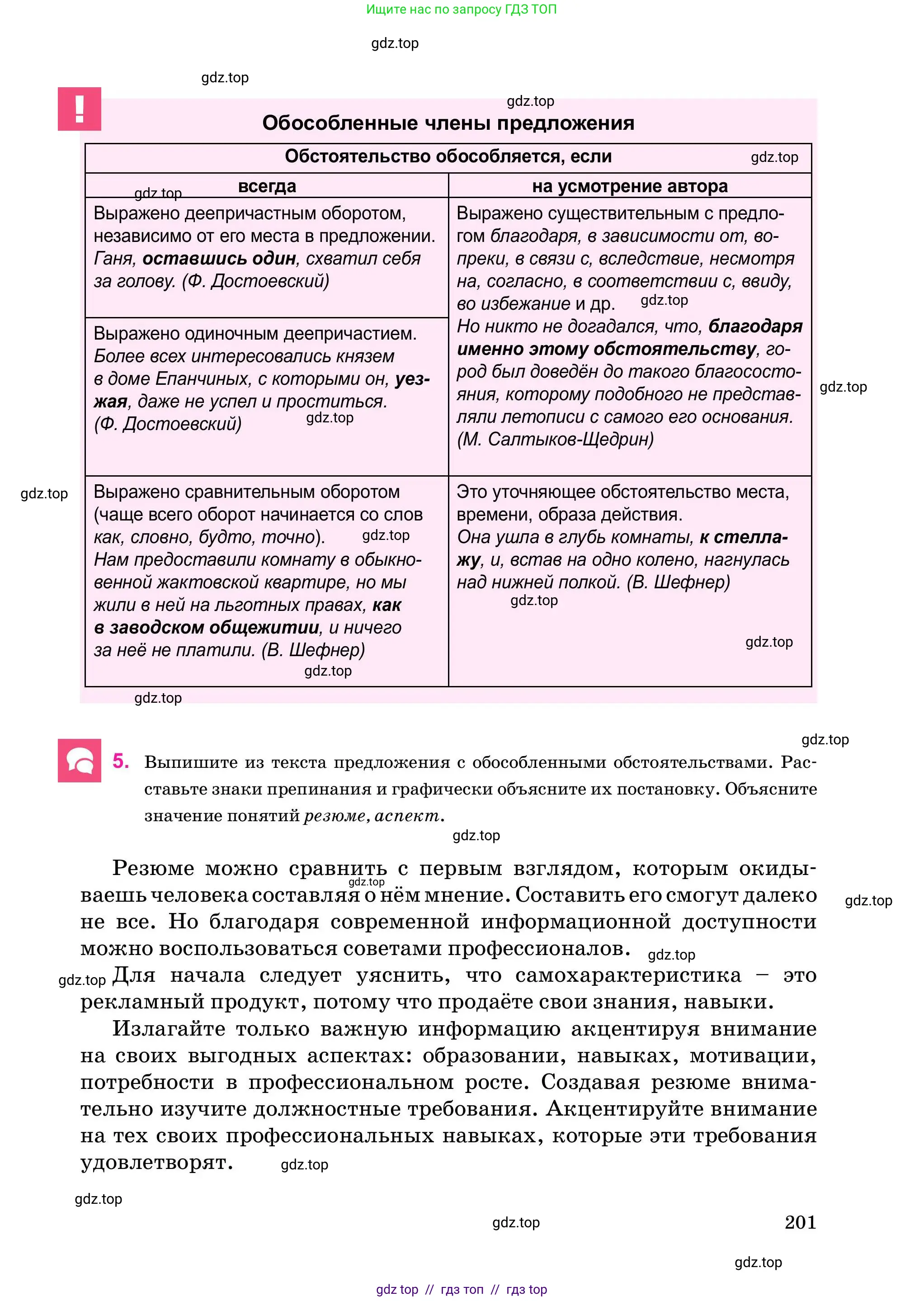Условие