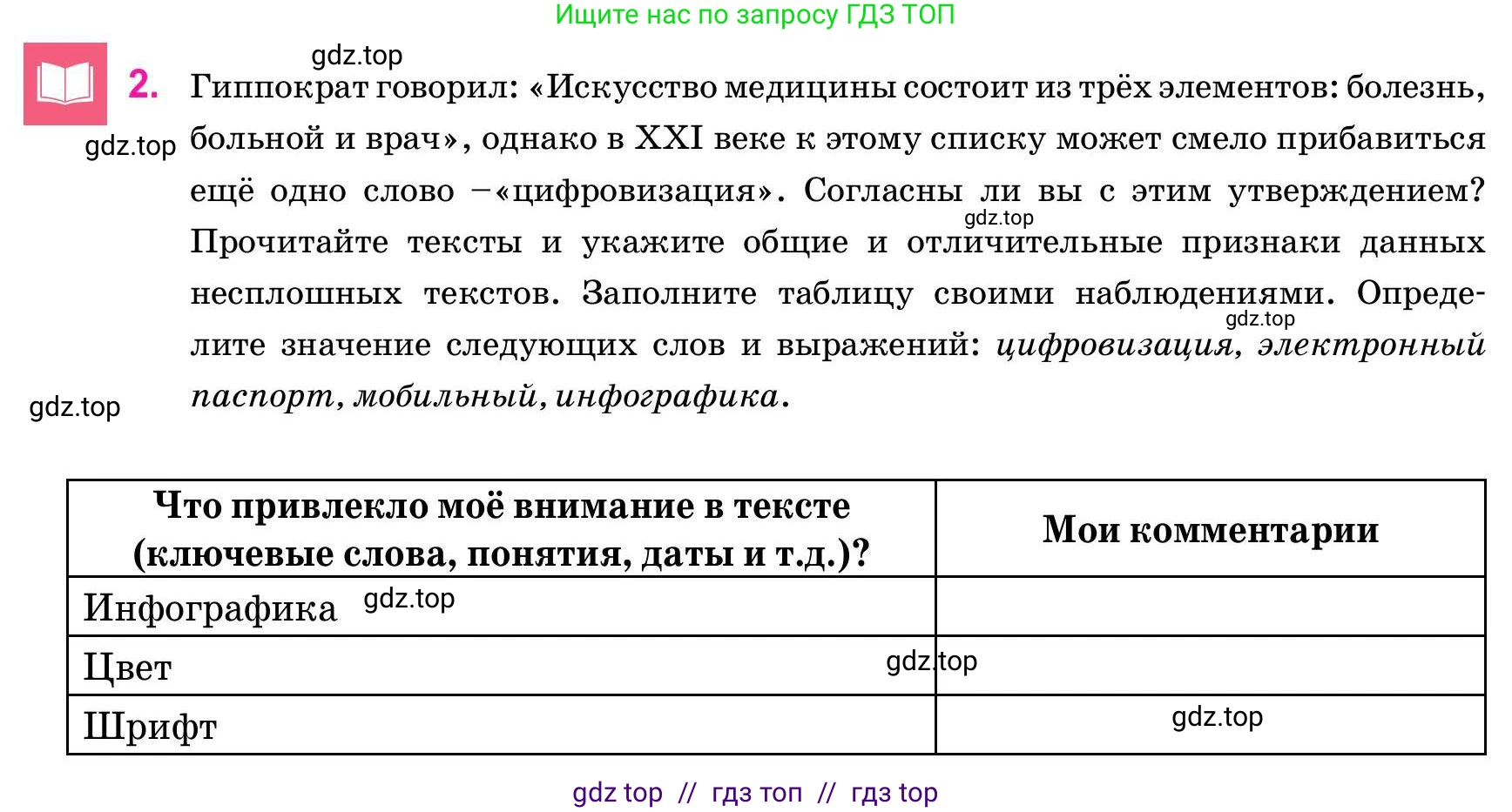 Русский язык, 11 класс Учебник, авторы: Ашимбетова Роза Дуйсеновна, Валова Мария Валерьевна, Мирошникова Наталья Владимировна, Остапенко Наталья Сергеевна, издательство Арман-ПВ, Нур-Султан, 2020, страница 164, номер 2, Условие