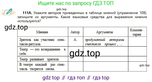 Русский язык, 11 класс Учебник, авторы: Сабитова Зинаида Какбаевна, Бейсембаев Амангельды Ракишевич, издательство Мектеп, Алматы, 2020, страница 74, номер 111, Условие