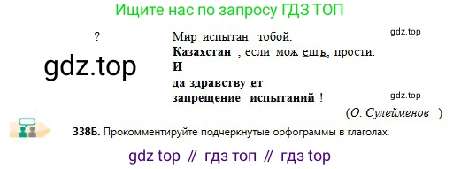 Русский язык, 11 класс Учебник, авторы: Сабитова Зинаида Какбаевна, Бейсембаев Амангельды Ракишевич, издательство Мектеп, Алматы, 2020, страница 212, номер 338, Условие (продолжение 2)